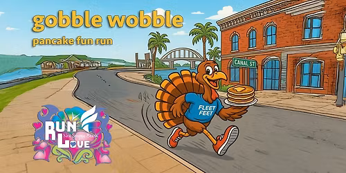 Fleet Feet gobble wobble annual pancake run and walk