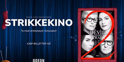 \ud83e\uddf6STRIKKEBINGOKINO\u2764\ufe0fThe Devil Wears Prada 2 \/\/ ODEON Sotra\/\/ 12. mai