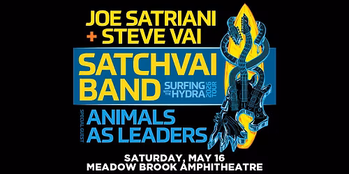 SatchVai Band Ft Joe Satriani & Steve Vai with Animals As Leaders