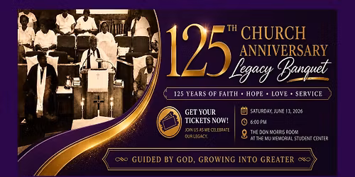 Legacy Banquet: Celebrating 125 Years of Young Chapel AME Church