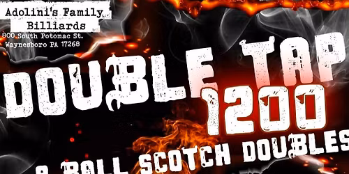 Double Tap 1200: 8 Ball Scotch Doubles
