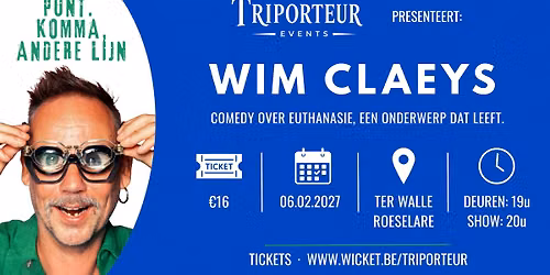 Comedy by Triporteur Events: Wim Claeys