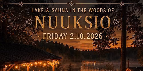 ECSTATIC DANCE \u2022 SAUNA \u2022 LAKE \u2022 COMMUNITY