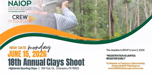 2026 NAIOP - CREW Pittsburgh Clays Shoot