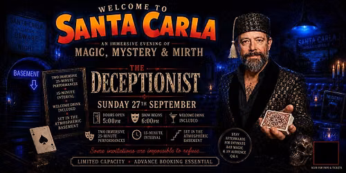 Deceptionist - Magic, Mystery  and Mirth