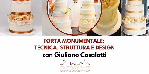 Torte Monumentali Tecnica, Struttura e Design con Giuliano Casalotti - 12 e 13 Ottobre 2026