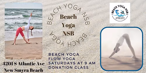 Beach Flow Yoga every Saturday at 9 AM