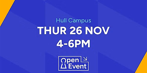 East Riding College, Hull Open Event November