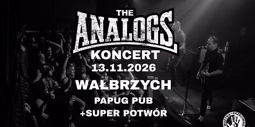 WAŁBRZYCH: 13.11.2026: THE ANALOGS + Super Potwór- Papug Pub — PAPUG PUB