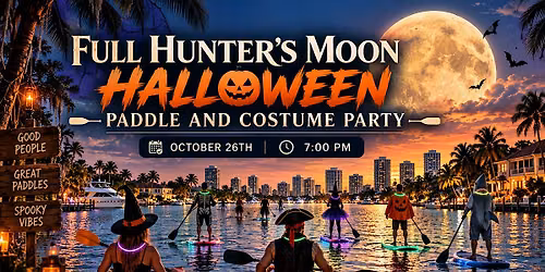 Full Hunter's Moon Halloween Paddle & Costume Party