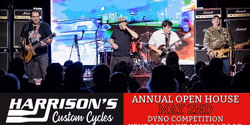 High Voltage at Harrisons Custom Cycles Annual BBQ Blowout