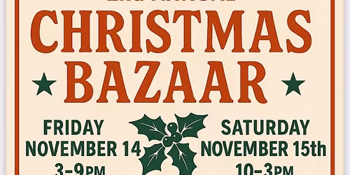 Evergreen\u2019s 2nd Annual Christmas Bazaar 