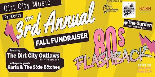 Dirt City Music 3rd Annual Fall Fundraiser