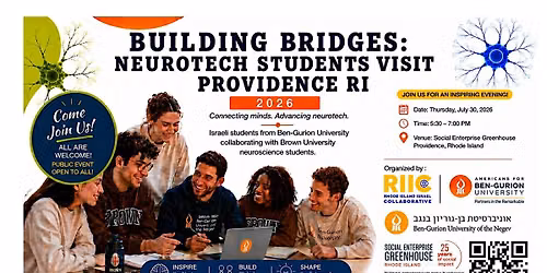 Building Bridges: Israeli Neurotech Students Visit Providence 2026