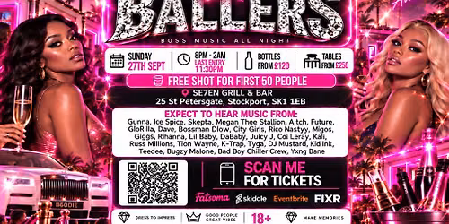 Baddies & Ballers: The Luxury Boss Night at SE7EN Grill & Bar
