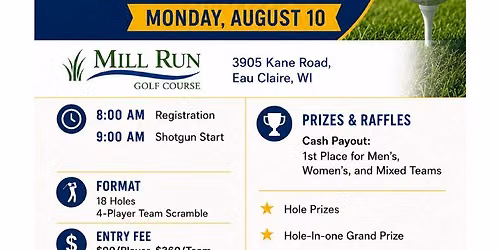 11th Annual Eau Claire-Seymour Lions Club Golf Outing