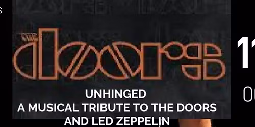 Unhinged a Musical Tribute to the Doors & Zeppelin returns to Road Rangers 