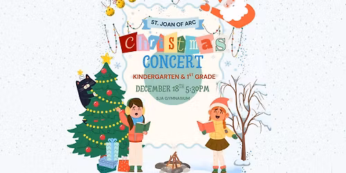 Kindergarten and 1st Grade Christmas Concert