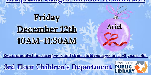 Keepsake Height Ribbon Ornaments