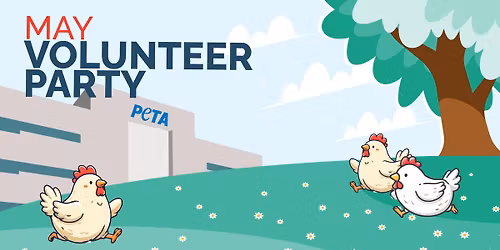 May 14: PETA's Norfolk Volunteer Party!