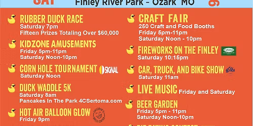 Sertoma Duck Race Festival '26 Presented By Ozark Chevrolet