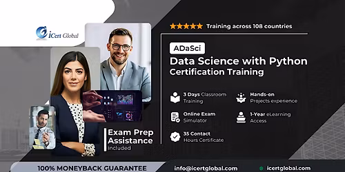 Python for Data Science Certification | 4-Day BootCamp in New York, NY