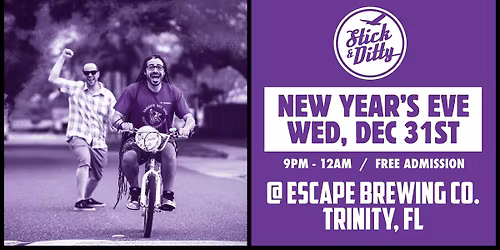 New Year's Eve w\/ Stick & Ditty at Escape Brewing Co. (Trinity, FL) - 12\/31\/25