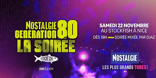 Nostalgie g\u00e9n\u00e9ration 80'
