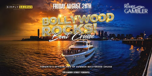 BOLLYWOOD ROCKS: END OF SUMMER Boat Cruise