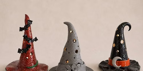 Clay Witch Hat Luminary Workshop