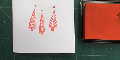 Class: Making Christmas Cards Using Lino Print