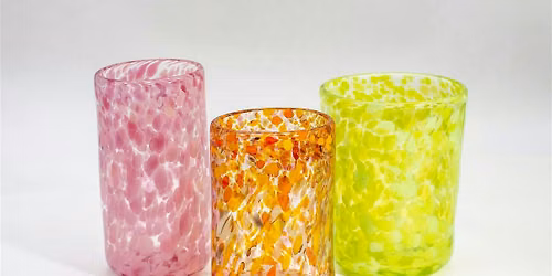 Blowing drinking glasses brings people together to make a toast!
