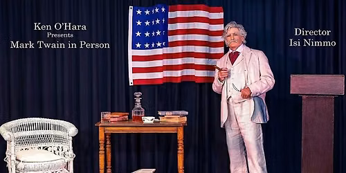 Mark Twain In Person at The Cutty Sark Centre 