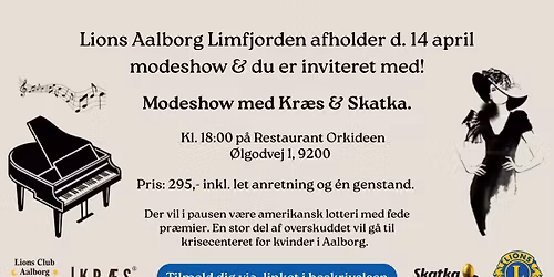 Modeshow d. 14. April - Lions Aalborg Limfjorden