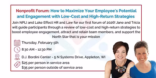 Nonprofit Forum: How to Maximize Your Employee's Potential & Engagement
