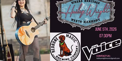 Hailey Wright ( Full Band) @ Redbone