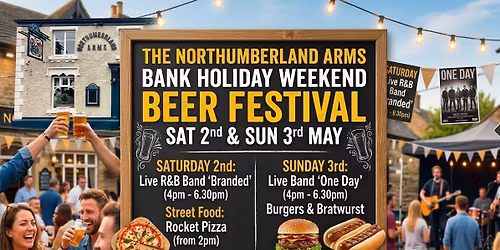 Beer Food Music festival bank holiday weekend 