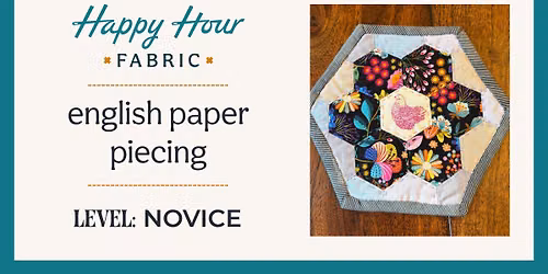 English Paper Piecing | Hand quilting class