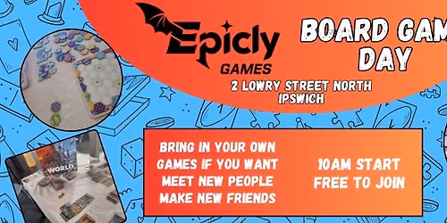Epicly Games Board Game Day