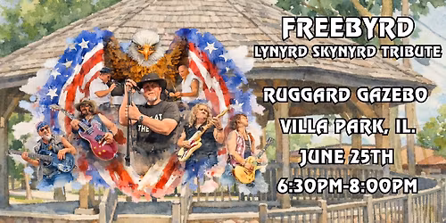 Freebyrd Rocks The Ruggard Gazebo in Villa Park