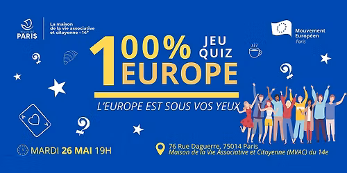 100% Europe: Jeu pour d\u00e9couvrir et d\u00e9crypter l'Europe