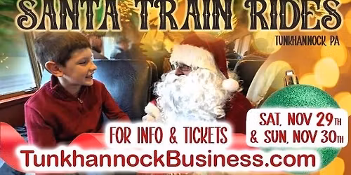Tunkhannock Santa Train Rides