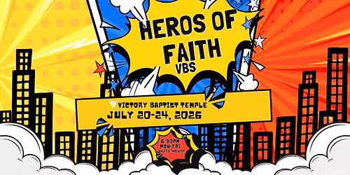 Vacation Bible School for Kids ages 3-12th grade