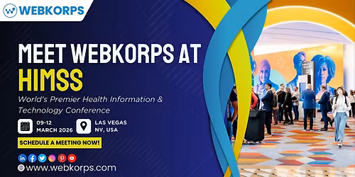 Meet Webkorps at HIMSS26 - Global Health Conference & Exhibition