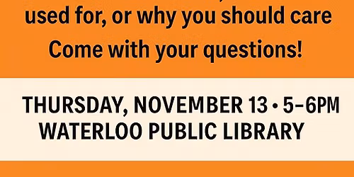 Waterloo Library Bitcoin presentation