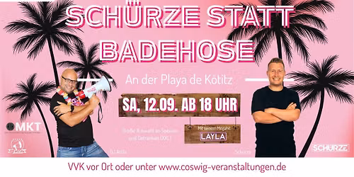 \ud83c\udf89MALLE PARTY - Sch\u00fcrze statt Badehose - Badesee K\u00f6titz \ud83c\udf89