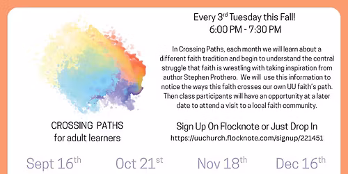 Crossing Paths for adult learners