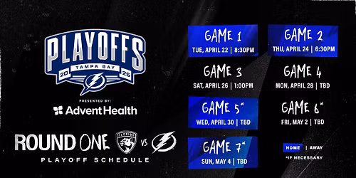 NHL Eastern Conference Finals: Tampa Bay Lightning vs. TBD - Home Game 3 (Date: TBD - If Necessary)