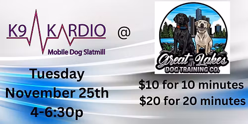 K9 Kardio Pop-Up @ Great Lakes Dog Training