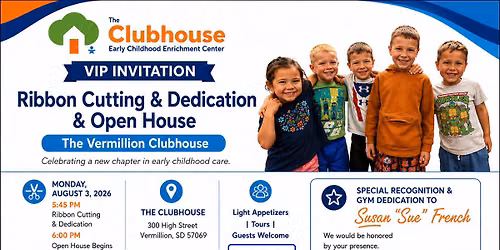 Ribbon Cutting, Gym Dedication & Open House Celebration at Boys & Girls Club of Vermillion